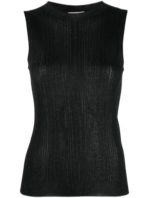 Peserico knitted sleeveless top - Black