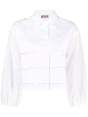 Peserico layered long-sleeve shirt - White