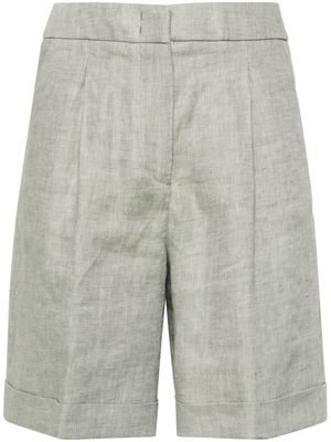 Peserico linen tailored shorts - Green