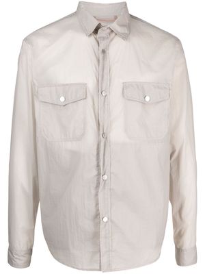 Peserico long-sleeve buttoned shirt - Grey