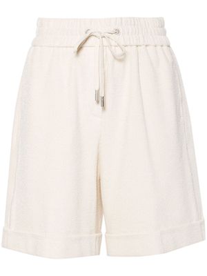 Peserico lurex beaded shorts - Neutrals