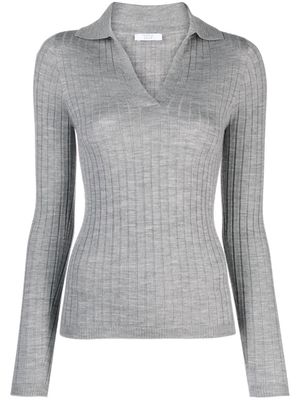 Peserico Maglia ribbed-knit jumper - Grey