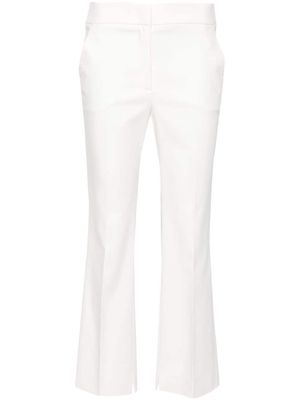 Peserico mid-rise tailored trousers - White