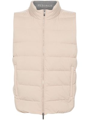 Peserico mock-neck quilted padded gilet - Neutrals