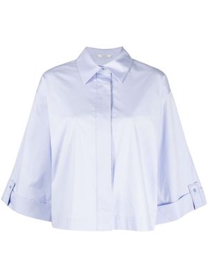 Peserico oversized button-up shirt - Blue
