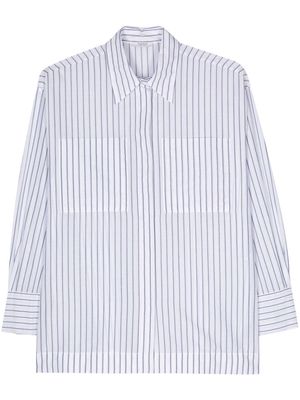 Peserico pinstriped cotton shirt - White