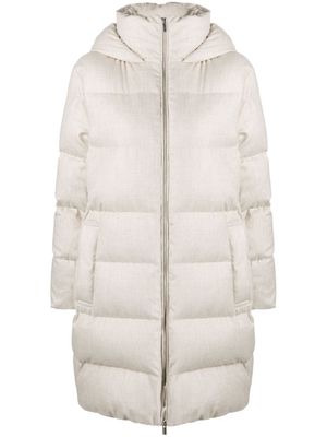 Peserico quilted padded coat - Neutrals