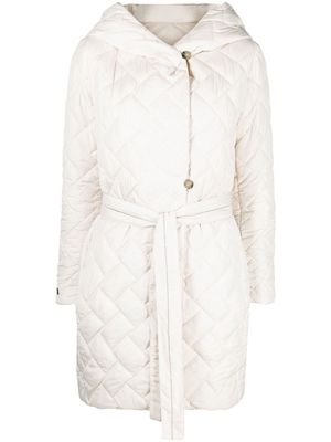 Peserico reversible quilted coat - Neutrals