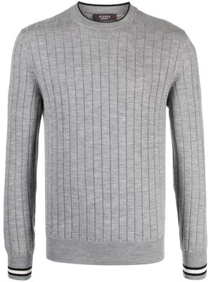 Peserico ribbed-knit wool jumper - Grey