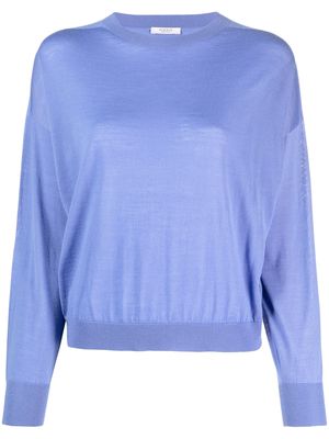 Peserico round-neck knitted sweatshirt - Blue