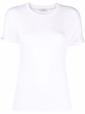 Peserico round-neck short-sleeved T-shirt - White