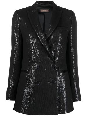 Peserico sequin-embellished blazer - Black