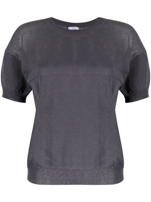 Peserico short-sleeve crew-neck T-shirt - Grey