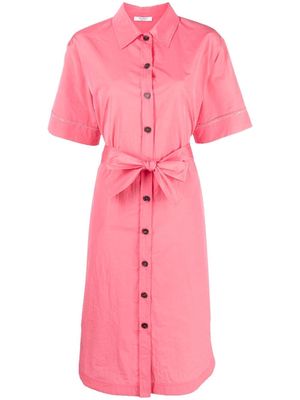 Peserico short-sleeve shirt dress - Pink