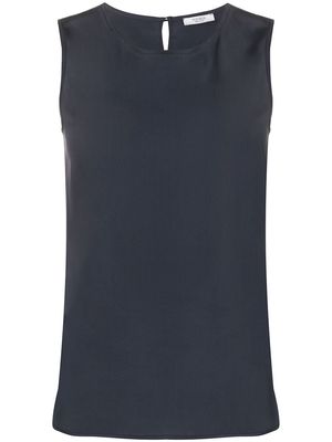 Peserico silk tank top - Blue