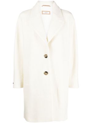 Peserico single-breasted midi coat - Neutrals