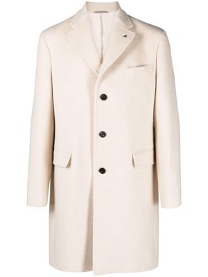 Peserico single-breasted notched-lapels coat - Neutrals