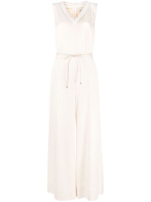 Peserico sleeveless wide-leg jumpsuit - Neutrals