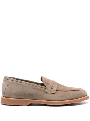Peserico slip-on suede loafers - Neutrals