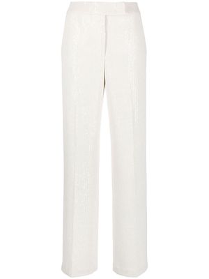 Peserico straight-leg tailored trousers - White