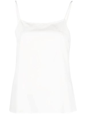 Peserico stretch-silk tank top - White