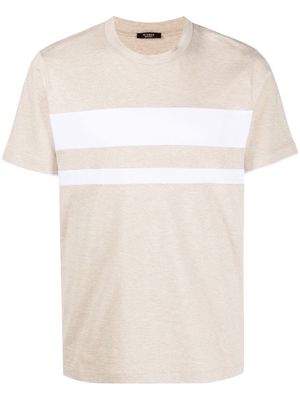 Peserico striped cotton T-shirt - Neutrals