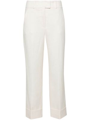Peserico tailored linen-blend trousers - Neutrals