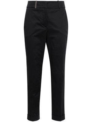 Peserico tapered tailored trousers - Black