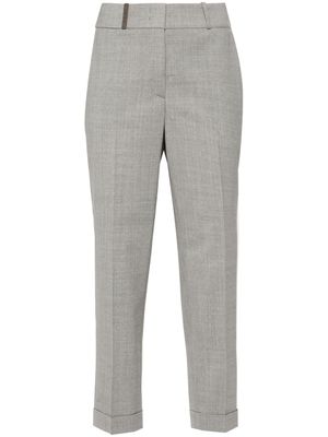 Peserico tapered tailored trousers - Grey