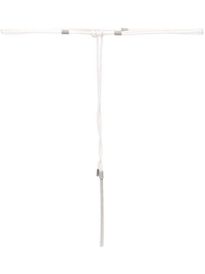 Peserico tassel-detail rope belt - White