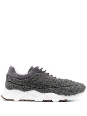 Peserico teddy lace-up sneakers - Grey