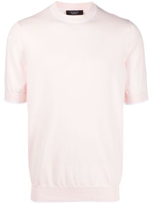 Peserico Tricot cotton T-shirt - Pink