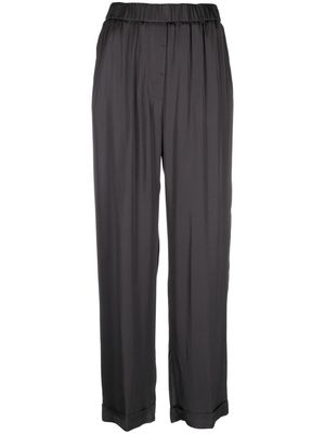 Peserico turn-up cuffs tailored trousers - Grey