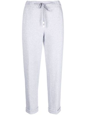 Peserico turned-up track pants - Grey