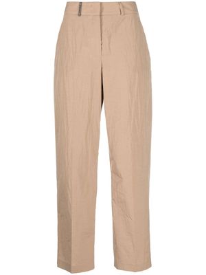 Peserico wide-leg tailored trousers - Brown