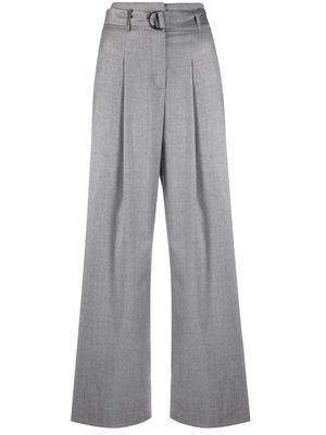 Peserico wide-leg tailored trousers - Grey