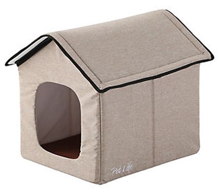 Pet Life Hush Puppy Heating & Cooling Collapsib le Pet House