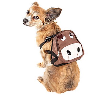 Pet Life Mooltese Animated Dog Harness Backpack