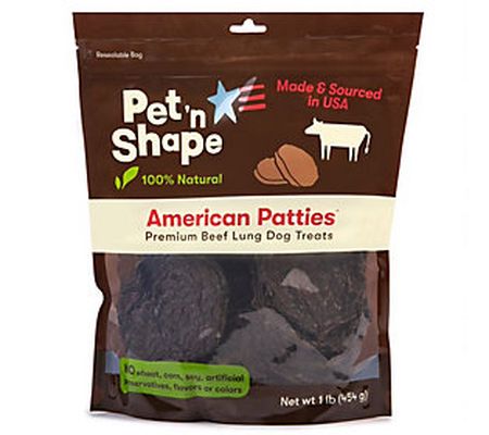 Pet 'n Shape American Patties Dog Treats, 16 oz