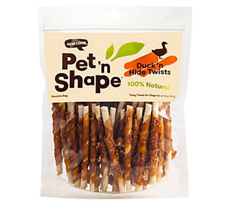 Pet 'n Shape Duck 'n Hide Twists Dog Treats, 16 oz.