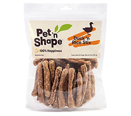 Pet 'n Shape Duck 'n Rice Stix Dog Treats 16 oz