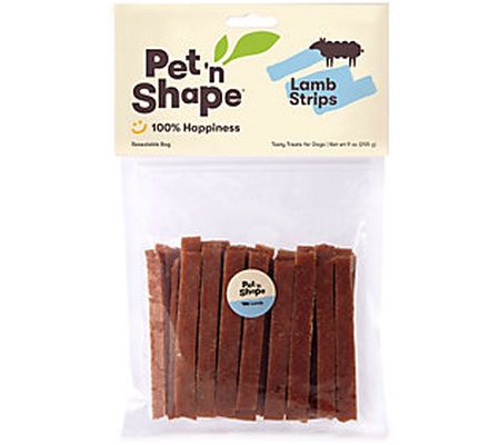 Pet 'n Shape Lamb Strip Dog Treats, 9 oz