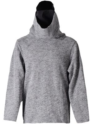 pet-tree-kor Agaric layered turtleneck sweatshirt - Grey