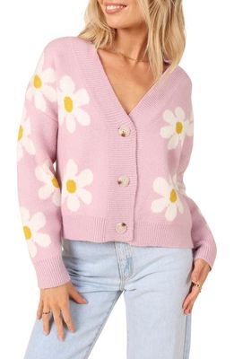 Petal & Pup Daisy Relaxed Fit Cardigan in Pink