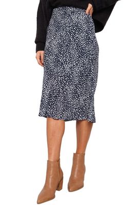 Petal & Pup Falco High Waist Skirt in Navy