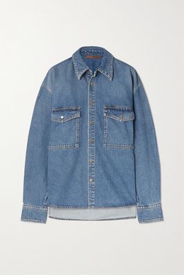 Petar Petrov - Maxine Oversized Denim Shirt Jacket - Blue