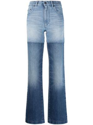 Peter Do Combo straight-leg jeans - Blue