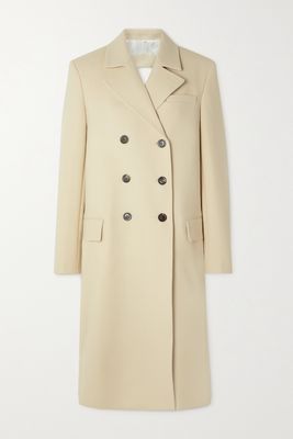 Peter Do - Cutout Double-breasted Wool-blend Coat - Cream