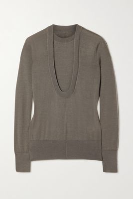 Peter Do - Day Cashmere And Silk-blend Sweater - Gray