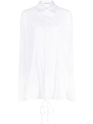 Peter Do drop-shoulder long-sleeve shirt - White